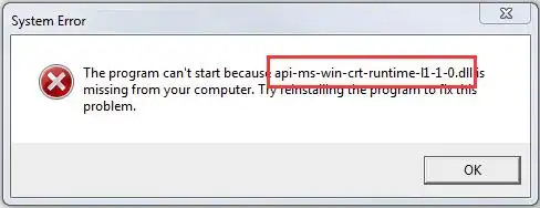 Api Ms Win Crt Runtime L1 1 0 Dll Missing