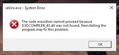 Сообщение Windows об отсутствии файла d3dcompiler_43.dll