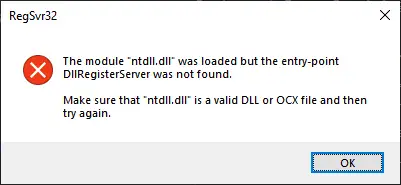 Ошибка ntdll.dll