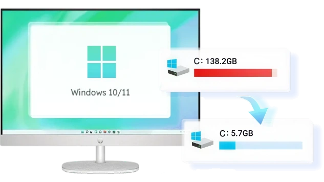 Deep Clean & Extend C Drive Space