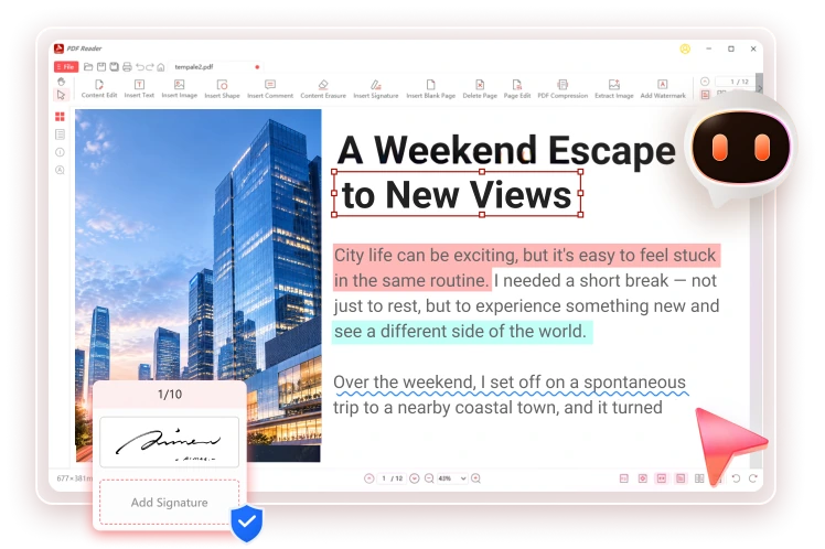 Ein einfacher PDF-Editor für all Ihre Bedürfnisse